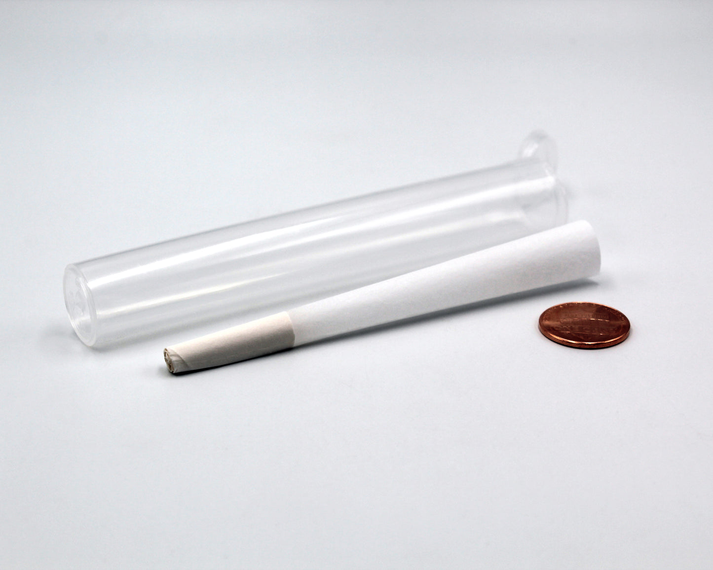 ConeHead White 98 Specials Size Cone with GriploK 116mm Clear Tube (Comparison Picture)