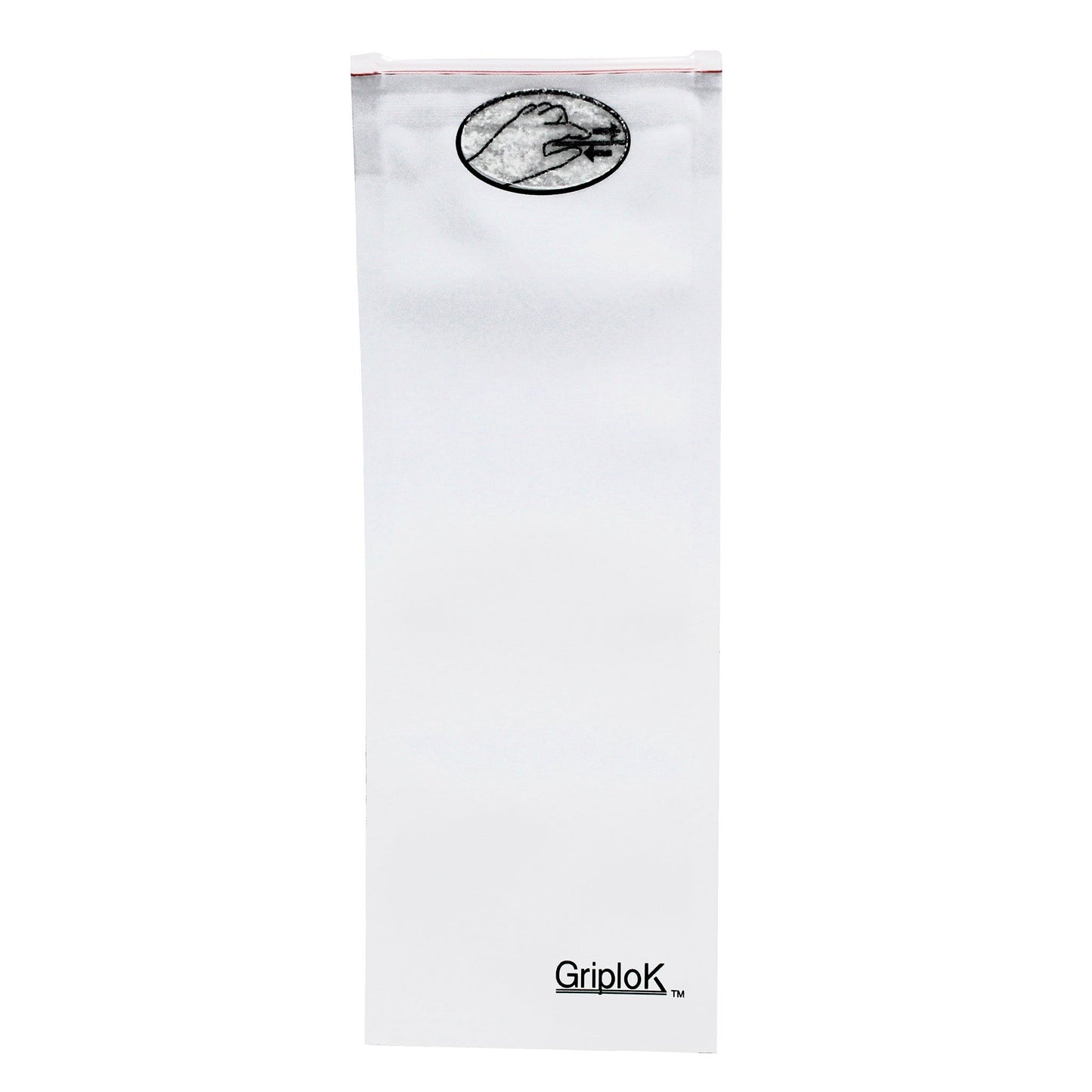 Matte White/Cherry Mylar Pre Roll/Syringe/Vape Pen Bags - 1500 Count ($0.23/unit) | 2.5"x7" - Child Resistant