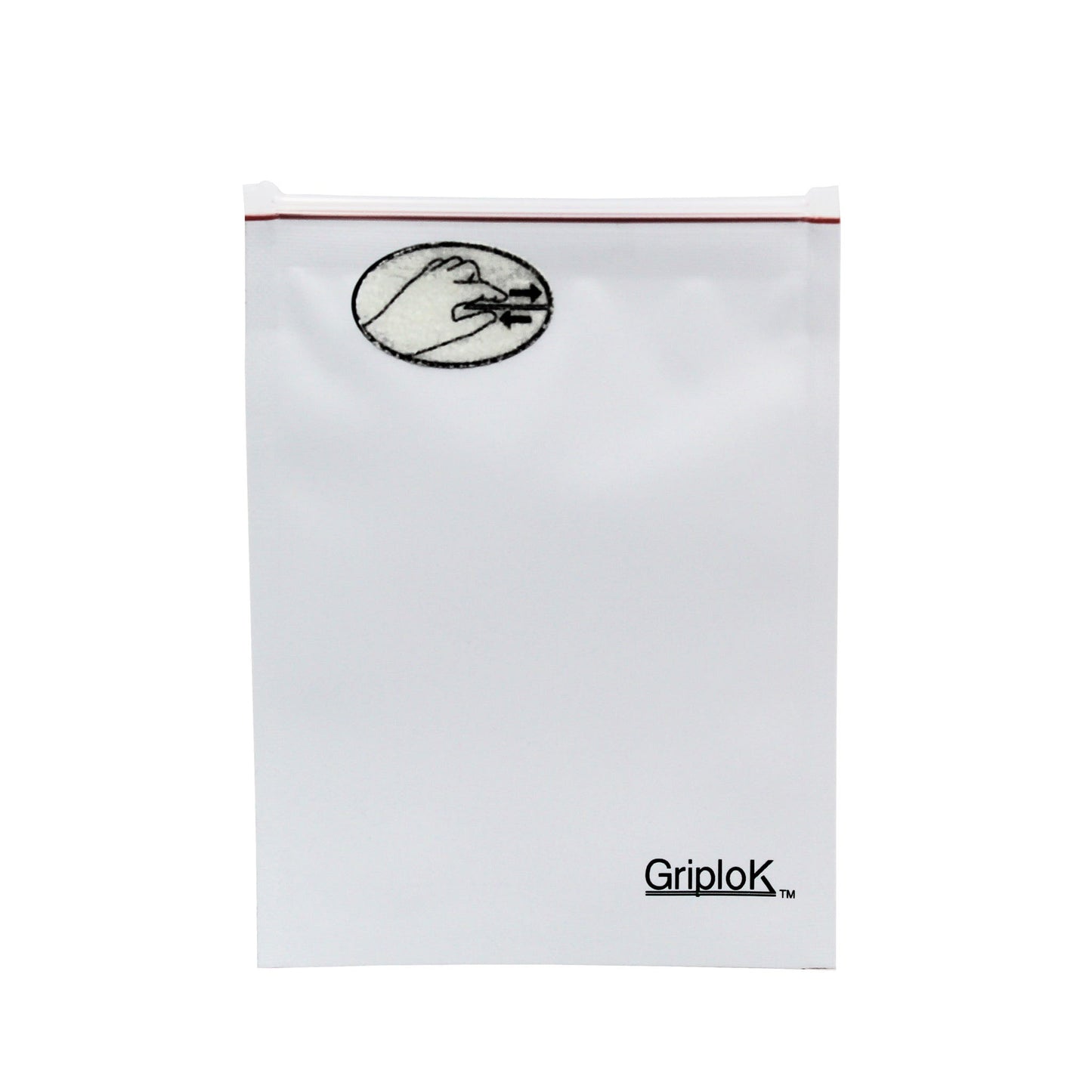 1g Matte White/Cherry Mylar Bags - 1500 Count ($0.20/unit) | 3.5"x4.5" - Child Resistant
