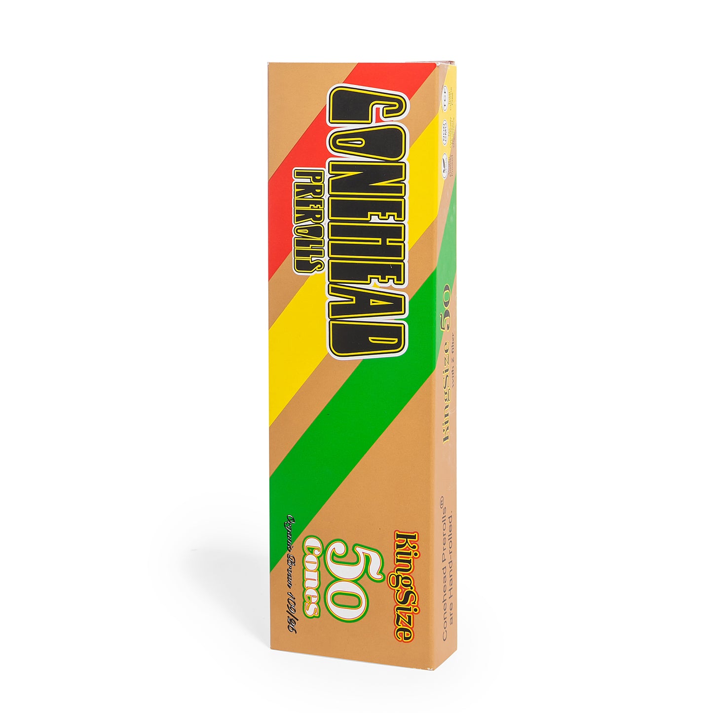 ConeHead Display Box King Size Brown 8 x 50 Packs - 400 count - ($0.1/Unit)