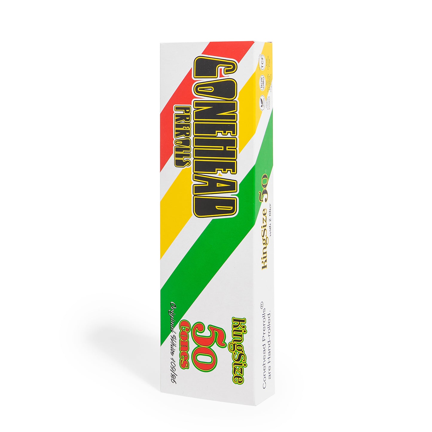 ConeHead Display Box King Size White 8 x 50 Packs - 400 count - ($0.1/Unit)