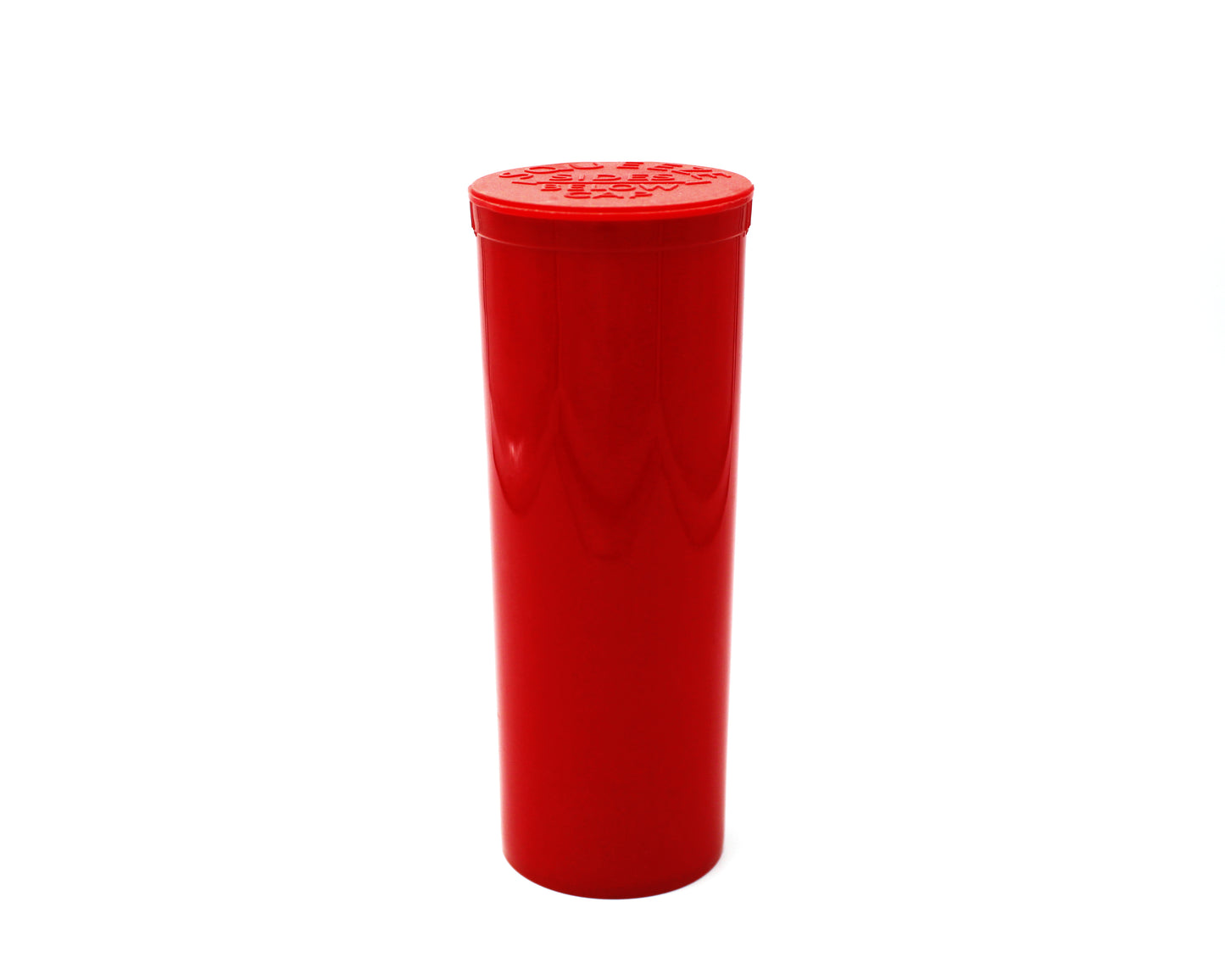 Opaque Red 60 Dram GriploK Child-Resistant Pop Top Bottle
