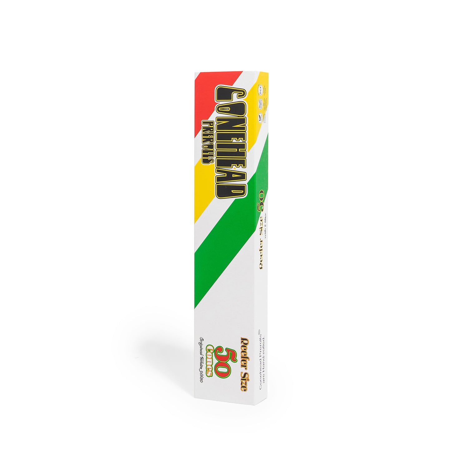 ConeHead Display Box Reefer Size White 8 x 50 Packs - 400 count - ($0.1375/Unit)