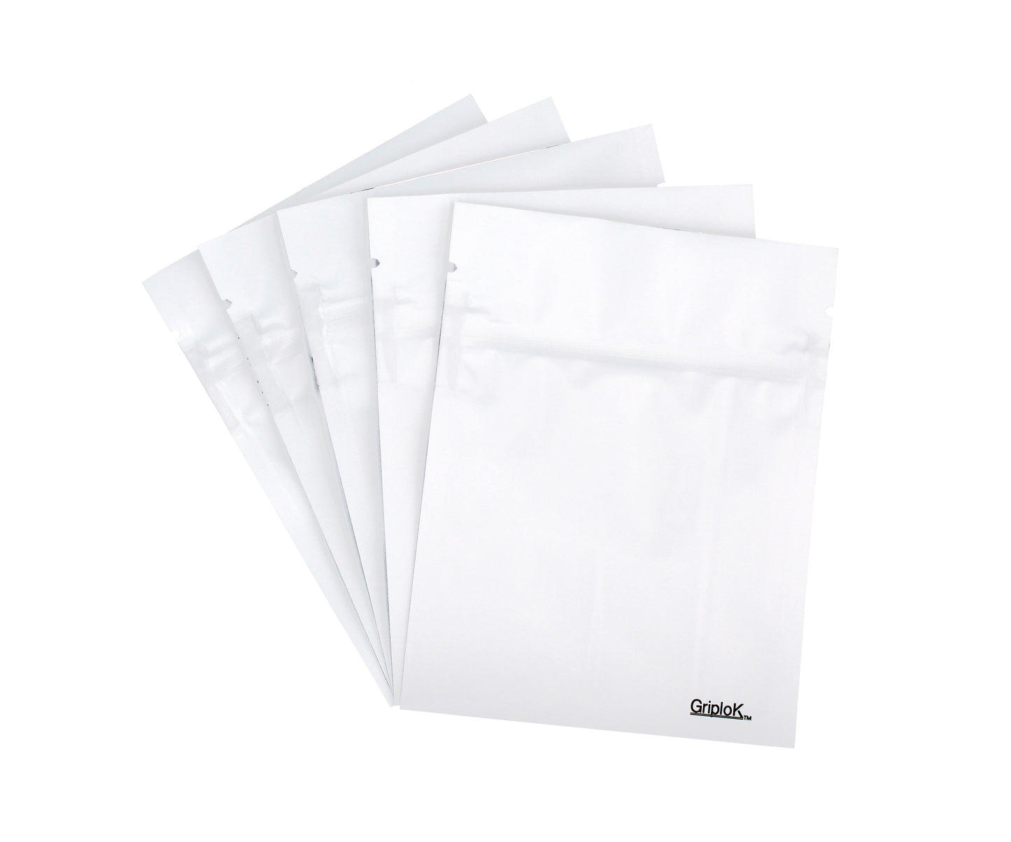 1g Matte White/Clear Bags - 2000 Count ($0.19/unit) | 3.5"x4.5" - Child Resistant