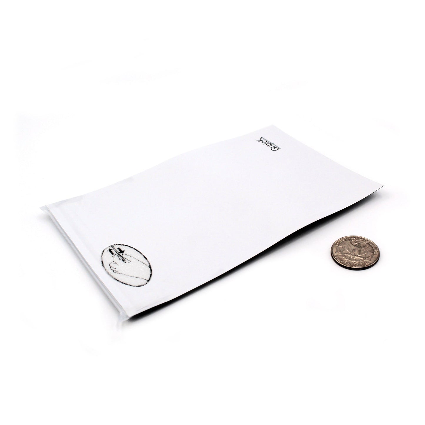3.5g Matte White Mylar Bags - 1300 Count ($0.29/Unit) | 4"x6" - Child Resistant