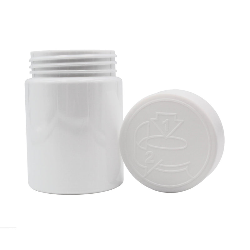 6oz White PET Plastic Jar with CR Lid & PE Liner - 456 Count ($0.48/Unit)