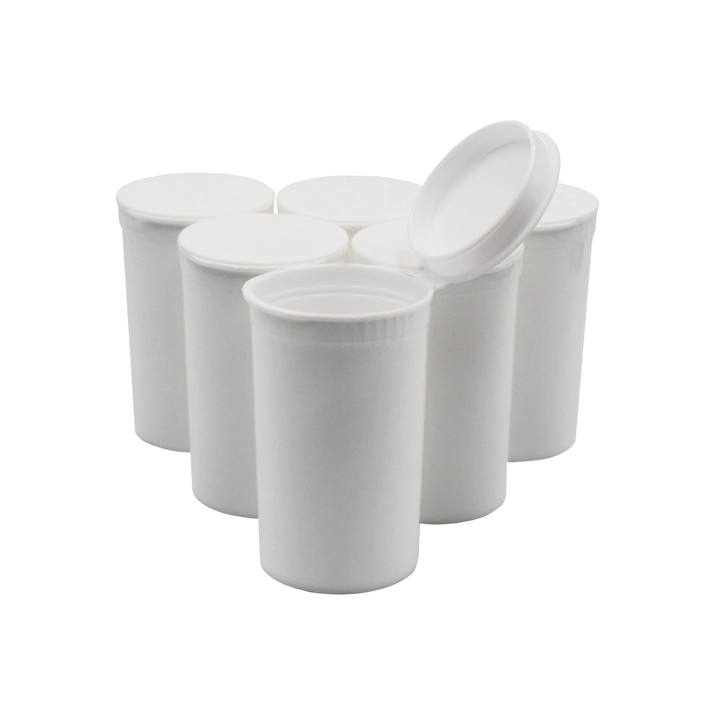 19 Dram Pop Top Bottles - 225 Count ($0.15/Unit) - Child Resistant