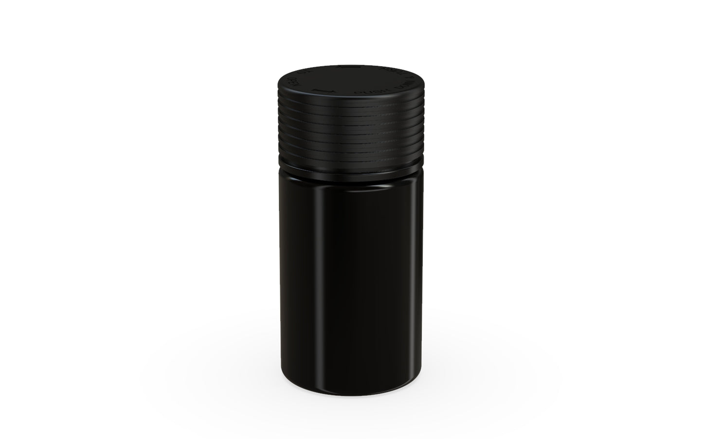 60ml Chubby Gorilla Mini Spiral CR Bottle w/ Inner Seal & Tamper Evident Break-Off Band - 500 Count ($0.5676/Unit)