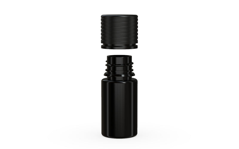 30ml Chubby Gorilla Stubby Spiral Bottle w/ Inner Seal & Tamper Evident Break-Off Band - 1000 Count ($0.27/Unit)