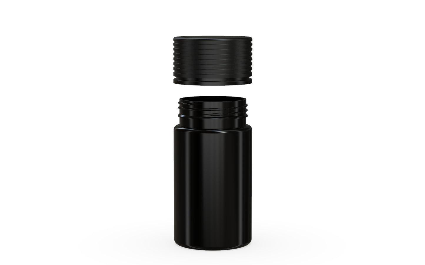 60ml Chubby Gorilla Mini Spiral CR Bottle w/ Inner Seal & Tamper Evident Break-Off Band - 500 Count ($0.5676/Unit)