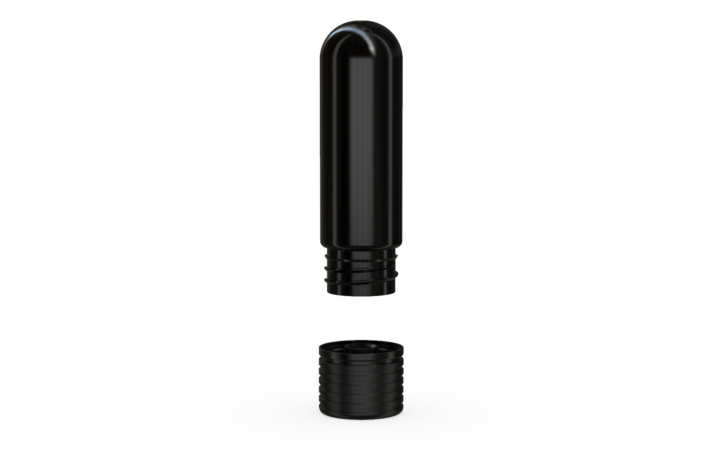 65mm Chubby Gorilla Spiral CR Cartridge Container, Round Top w/ 510-Thread & Tamper Evident Band - 400 Count ($0.5064/Unit)