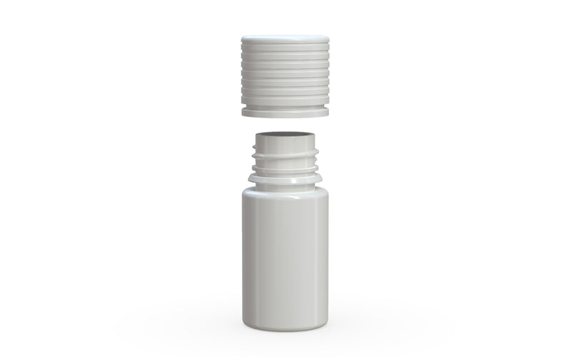 30ml Chubby Gorilla Stubby Spiral Bottle w/ Inner Seal & Tamper Evident Break-Off Band - 1000 Count ($0.27/Unit)