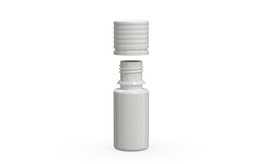 10ml Chubby Gorilla Spiral Bottle w/ Inner Seal & Tamper Evident Break-Off Band - 1000 Count ($0.2337/Unit)