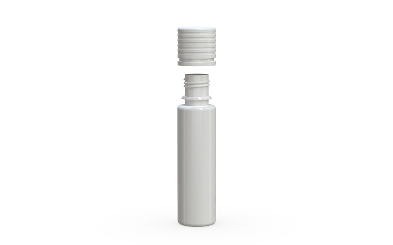 20ml Chubby Gorilla Spiral Bottle w/ Inner Seal & Tamper Evident Break-Off Band - 1000 Count ($0.265/Unit)