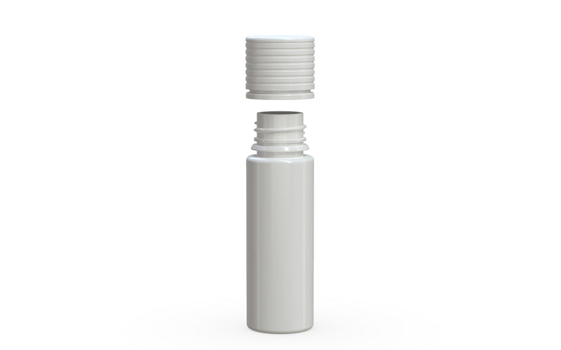 50ml Chubby Gorilla Spiral Bottle w/ Inner Seal & Tamper Evident Break-Off Band - 500 Count ($0.40/Unit)