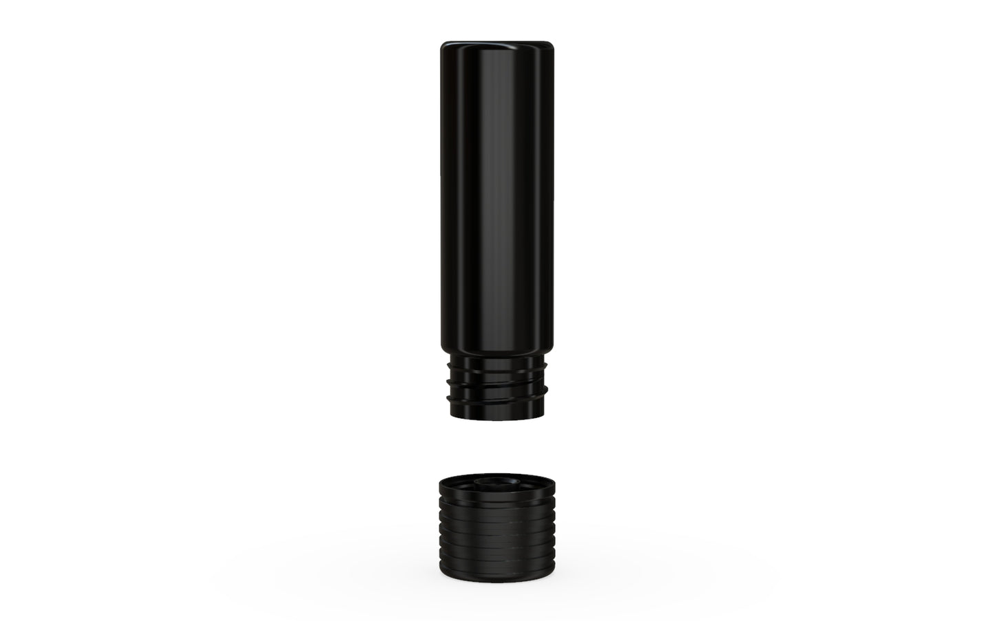 65mm Chubby Gorilla Spiral CR Cartridge Container, Flat Bottom w/ 510-Thread & Tamper Evident Band - 400 Count ($0.5064/Unit)