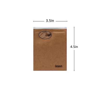1g Kraft Mylar Bags - 1500 Count ($0.20/unit) | 3.5"x4.5" - Child Resistant