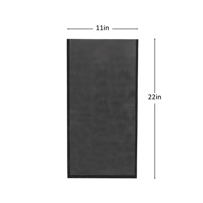 1lb Vacuum Pouch 11" x 22" Clear/Black with Texture - 250 Count ($0.52/Unit)