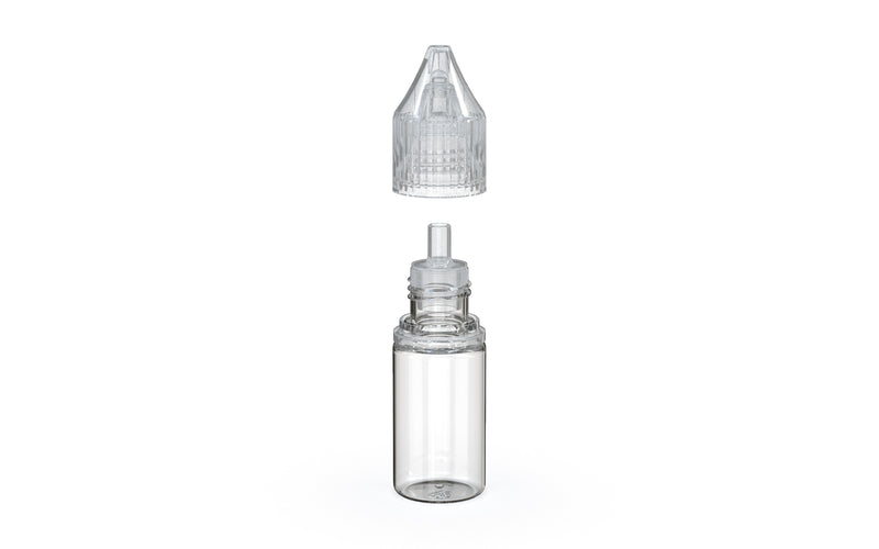 10ml Chubby Gorilla Pet Reducer Unicorn Bottle w/ CR & Tamper Evident Break-Off Band - 2000 Count ($0.14/Unit)