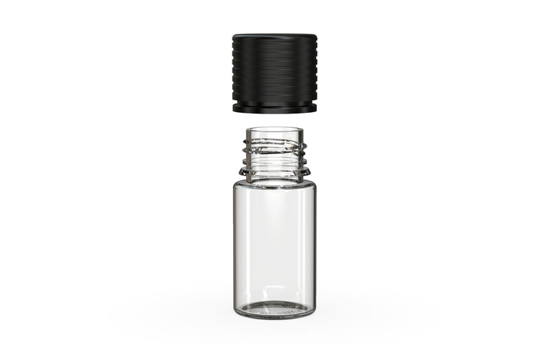 30ml Chubby Gorilla Stubby Spiral Bottle w/ Inner Seal & Tamper Evident Break-Off Band - 1000 Count ($0.27/Unit)