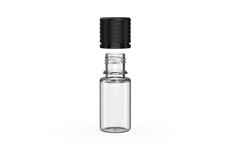 10ml Chubby Gorilla Spiral Bottle w/ Inner Seal & Tamper Evident Break-Off Band - 1000 Count ($0.21/Unit)