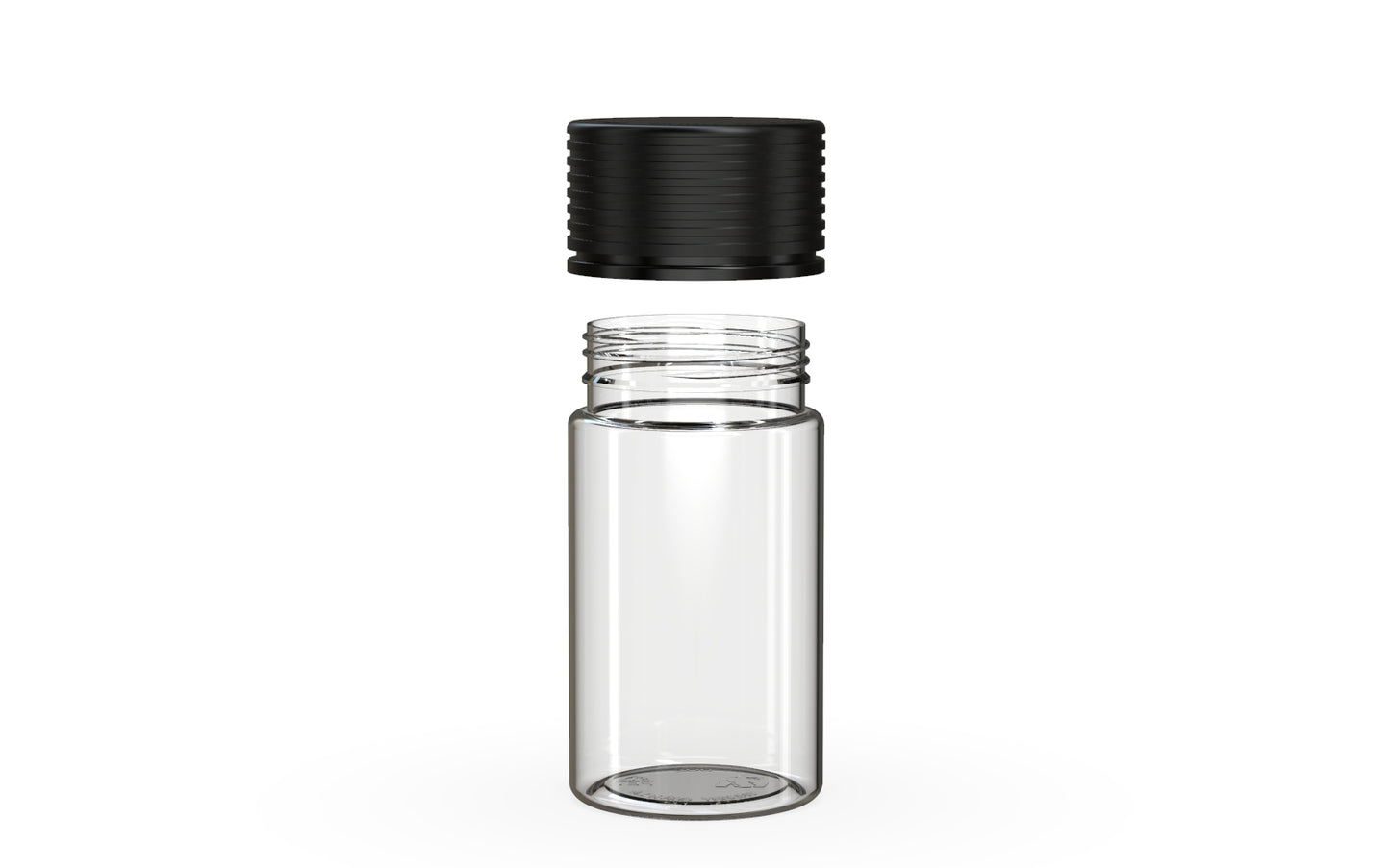 60ml Chubby Gorilla Mini Spiral CR Bottle w/ Inner Seal & Tamper Evident Break-Off Band - 500 Count ($0.5676/Unit)