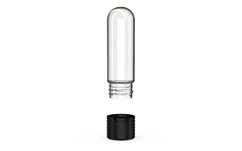 65mm Chubby Gorilla Spiral CR Cartridge Container, Round Top w/ 510-Thread & Tamper Evident Band - 400 Count ($0.48/Unit)