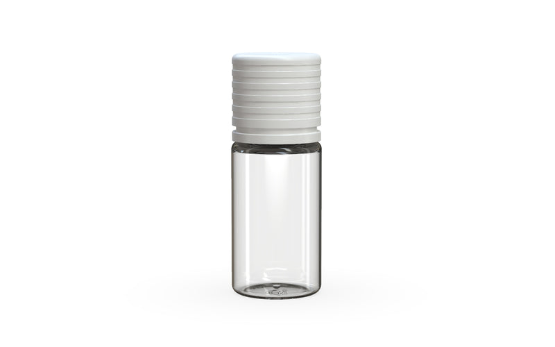 10ml Chubby Gorilla Spiral Bottle w/ Inner Seal & Tamper Evident Break-Off Band - 1000 Count ($0.21/Unit)