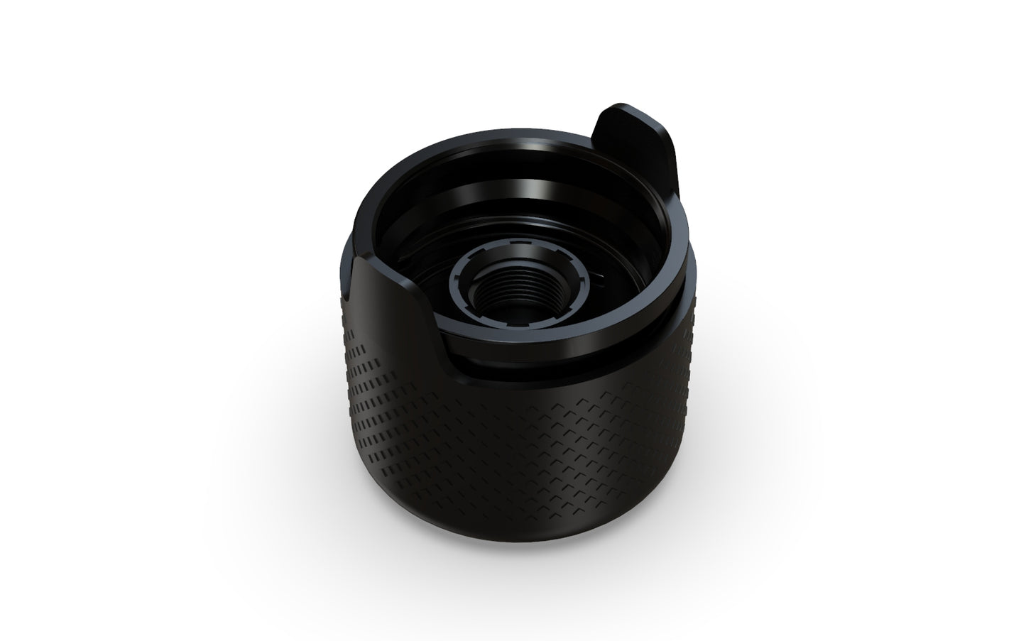 65mm Chubby Gorilla Aviator CR Cartridge Container, Flat Bottom w/ 510-thread & Tamper Evident Band - 500 Count ($0.4174/Unit)