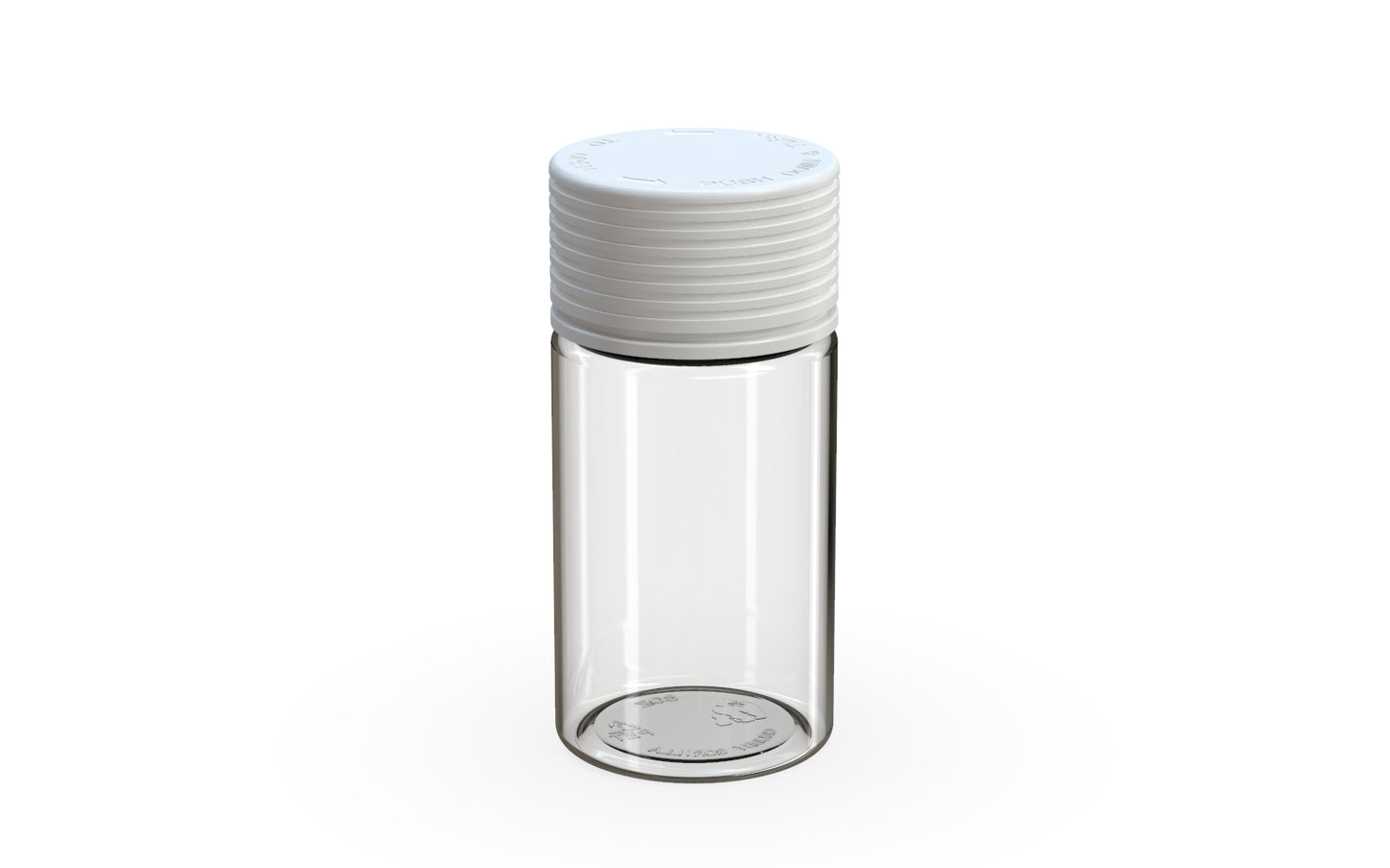 60ml Chubby Gorilla Mini Spiral CR Bottle w/ Inner Seal & Tamper Evident Break-Off Band - 500 Count ($0.5676/Unit)