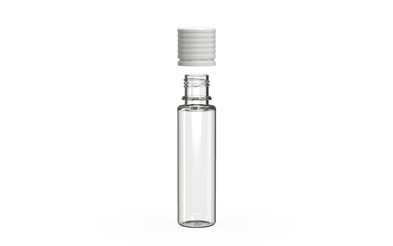 20ml Chubby Gorilla Spiral Bottle w/ Inner Seal & Tamper Evident Break-Off Band - 1000 Count ($0.265/Unit)