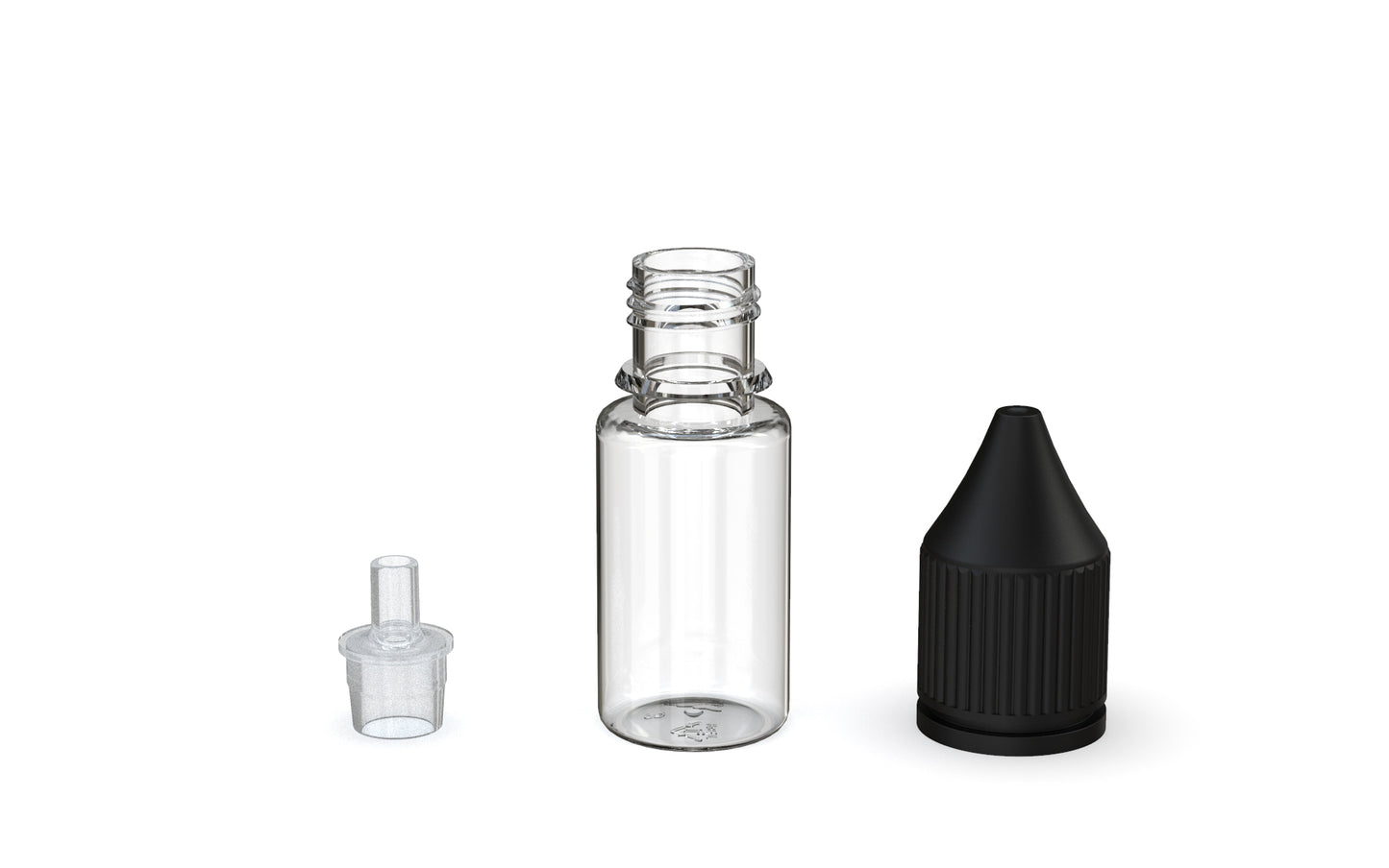10ml Chubby Gorilla Pet Reducer Unicorn Bottle w/ CR & Tamper Evident Break-Off Band - 1000 Count ($0.1670/Unit)