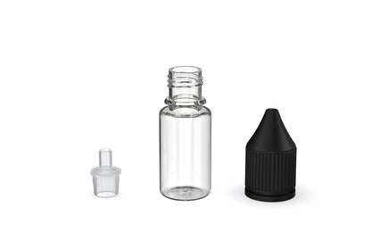 10ml Chubby Gorilla Pet Reducer Unicorn Bottle w/ CR & Tamper Evident Break-Off Band - 1000 Count ($0.1670/Unit)