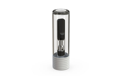 65mm Chubby Gorilla Spiral CR Cartridge Container, Flat Bottom w/ 510-Thread & Tamper Evident Band - 400 Count ($0.5064/Unit)
