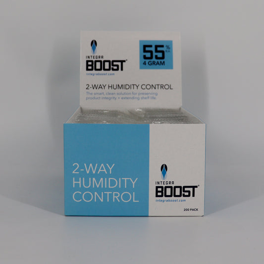 4g RETAIL Integra Humidity Control 55% RH, Individually Overwrapped, w/ HIC, 200 packs per display, 4 displays per master case - 800 Count ($0.48/Unit)