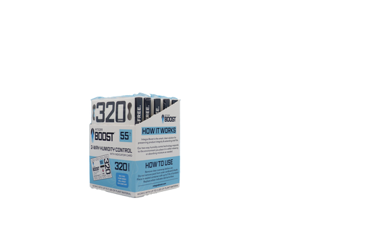 320g RETAIL Integra Humidity Control 55% RH, Individually Overwrapped, w/ HIC, 5 packs per display, 8 displays per master case - 40 Count ($8.40/Unit)