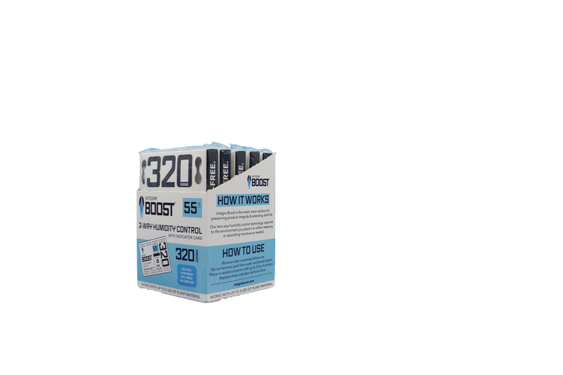 320g RETAIL Integra Humidity Control 55% RH, Individually Overwrapped, w/ HIC, 5 packs per display, 8 displays per master case - 40 Count ($8.40/Unit)