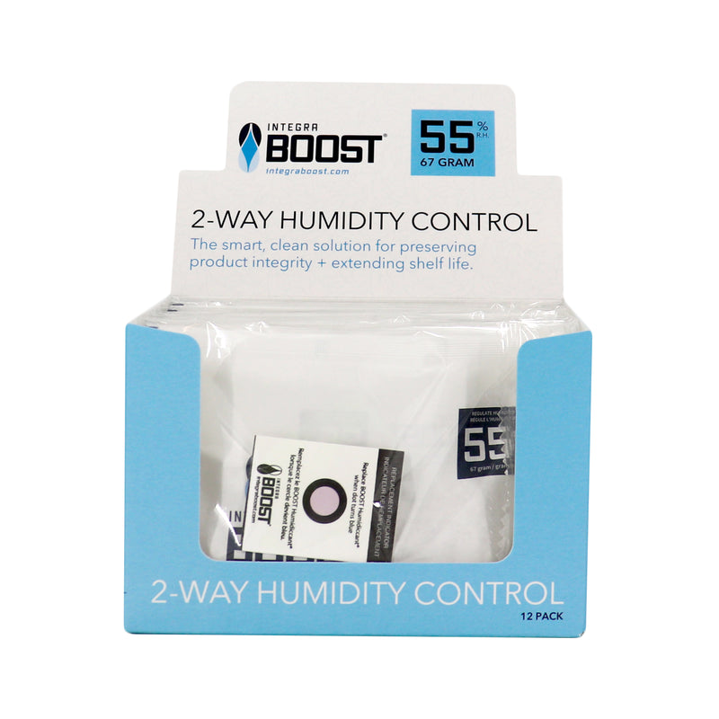 67g RETAIL Integra Humidity Control 55% RH, Individually Overwrapped, w/ HIC, 12 packs per display, 8 displays per master case - 96 Count ($2.08/Unit)