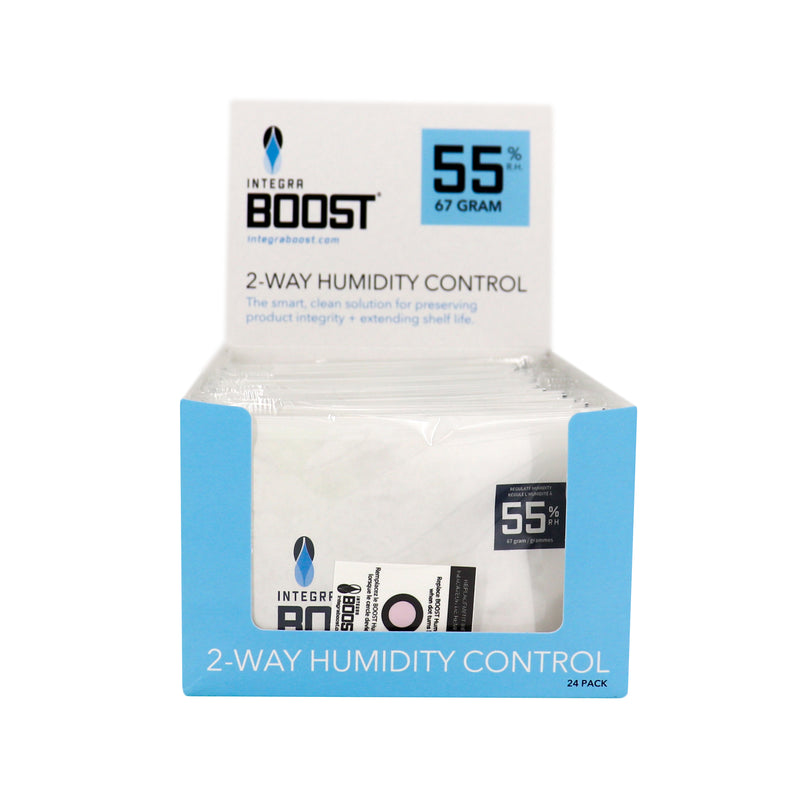 67g RETAIL Integra Humidity Control 55% RH, Individually Overwrapped, w/ HIC, 24 packs per display, 8 displays per master case - 192 Count ($2.09/Unit)