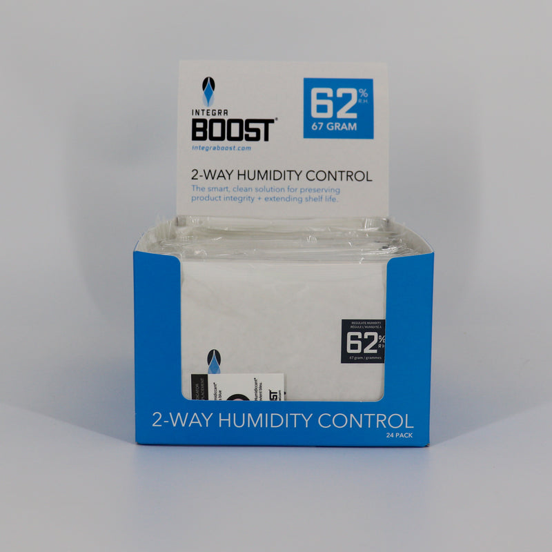 67g RETAIL Integra Humidity Control 62% RH, Individually Overwrapped, w/ HIC, 24 packs per display, 8 displays per master case - 192 Count ($2.09/Unit)