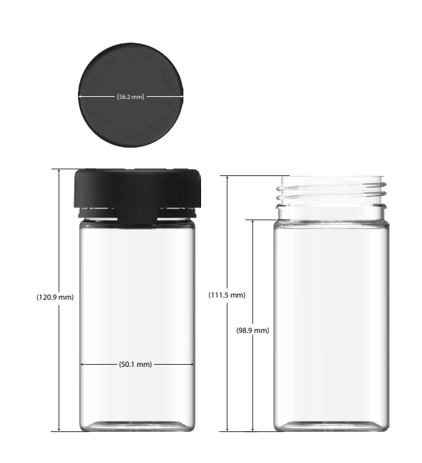 6oz Chubby Gorilla Aviator CR Container w/ Inner Seal - 300 Count ($0.8626/Unit)