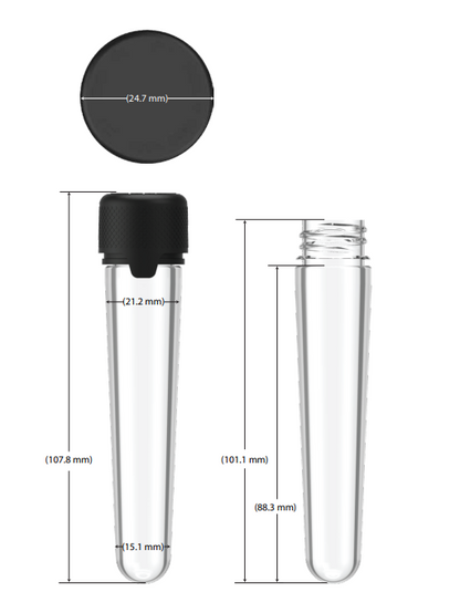 100mm Chubby Gorilla Aviator CR Tubes - 500 Count ($0.3729/Unit)
