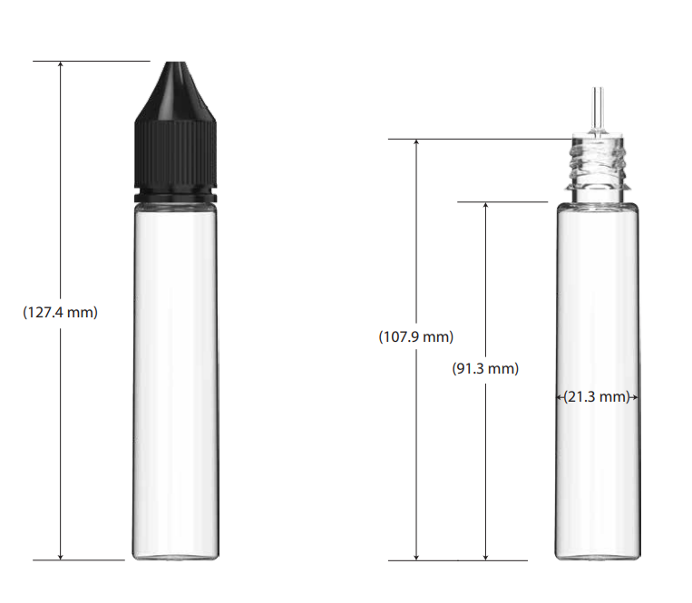 30ML Chubby Gorilla V3 Unicorn Bottle PET CR - 1000 Count ($0.3061/Unit)
