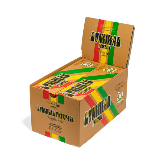 ConeHead Display Box King Size Brown 8 x 50 Packs - 400 count - ($0.1/Unit)