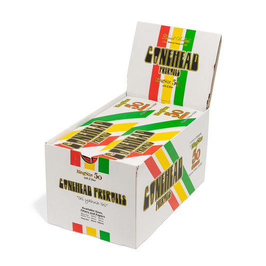 ConeHead Display Box King Size White 8 x 50 Packs - 400 count - ($0.1/Unit)