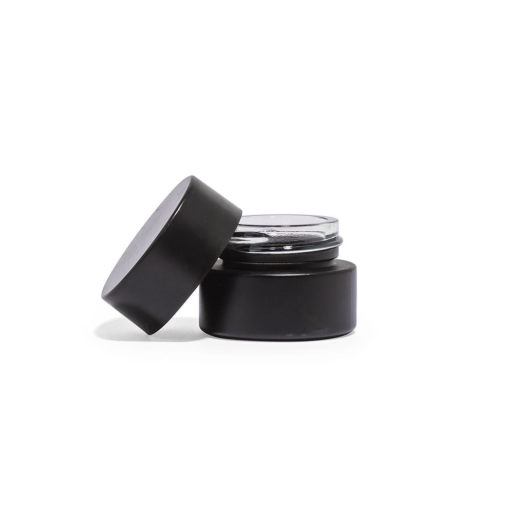 5ml Glass Concentrate Jars With Teflon Lined Flat Lids - 504 Count ($0.47/unit) - Child Resistant