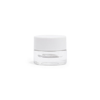 5ml Glass Concentrate Jars With Teflon Lined Flat Lids - 504 Count ($0.47/unit) - Child Resistant