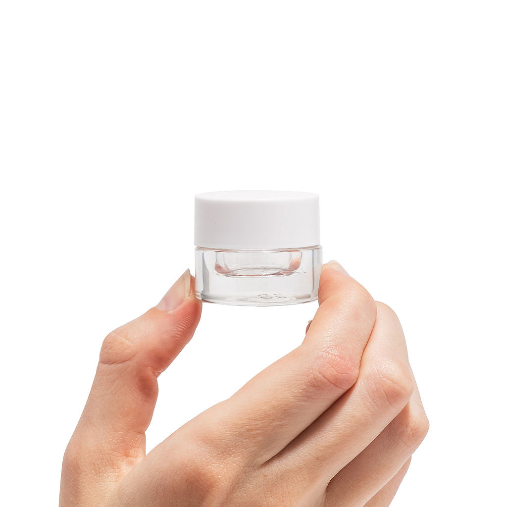 5ml Glass Concentrate Jars With Teflon Lined Flat Lids - 504 Count ($0.47/unit) - Child Resistant