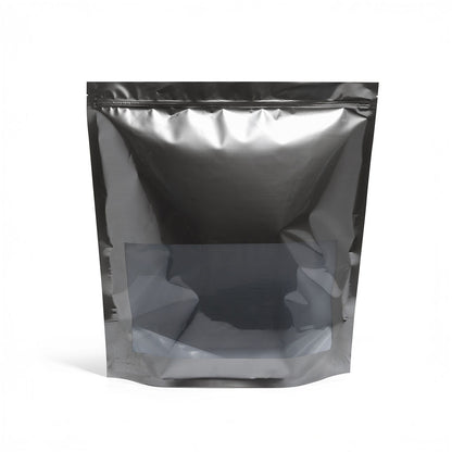 1lb Silver Grower Storage Bags with Window - 250 Count ($0.98/Unit)