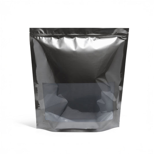 1lb Silver Grower Storage Bags with Window - 250 Count ($1.27/Unit)